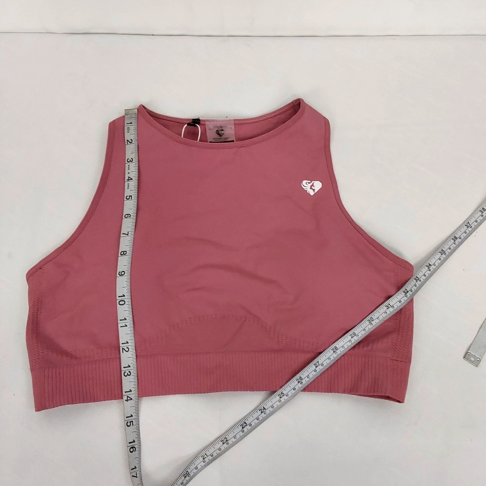 Womens Best Power Seamless High Neck Bra - Picture 9 of 11